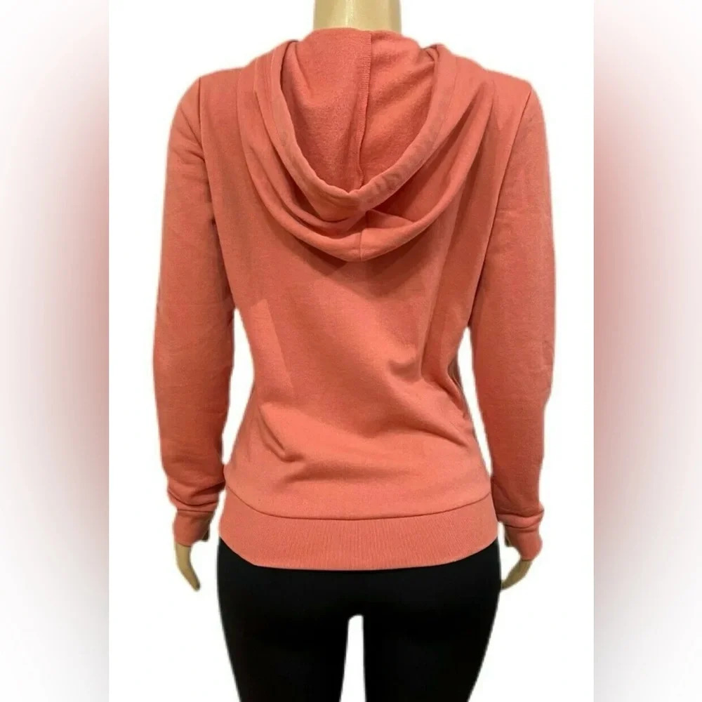 Victorias Secret PINK Everyday Lounge Perfect Full Zip Hoodie XSmall Dusty Coral - Picture 8 of 10